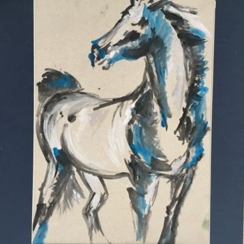 Painting titled "horse1" by Lali, Original Artwork
