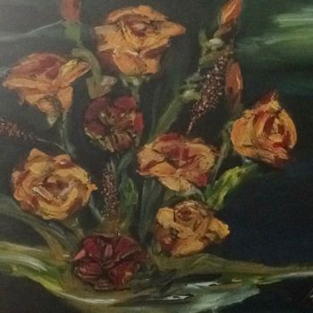 Pittura intitolato "Rosee" da Lali, Opera d'arte originale, Olio
