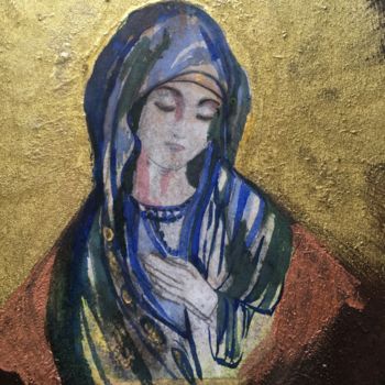 Pittura intitolato "Mary" da Lali, Opera d'arte originale, Acrilico