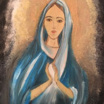 Painting titled "Mary Magdalena" by Lali, Original Artwork, Acrylic
