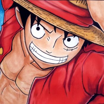 Luffy, Desenho por Lalyart