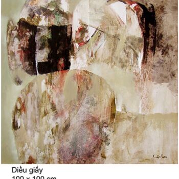 Pintura intitulada "DIEU GIAY" por Lâm Lan, Obras de arte originais, Acrílico