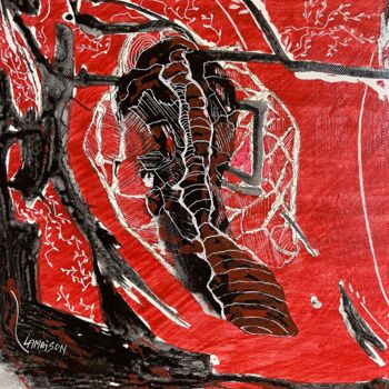 Pintura titulada "mue de cigales" por Danielle Lamaison, Obra de arte original, Acrílico