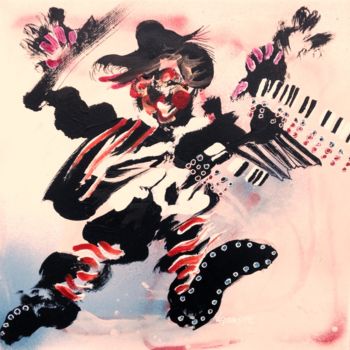 "clown-1." başlıklı Tablo Danielle Lamaison tarafından, Orijinal sanat, Mürekkep