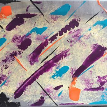 Pittura intitolato "violeta.jpg" da Nathalie Lambert, Opera d'arte originale, Acrilico