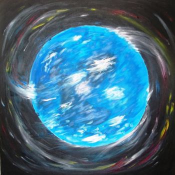 Schilderij getiteld "Divine perspective" door Lamia Berrada, Origineel Kunstwerk