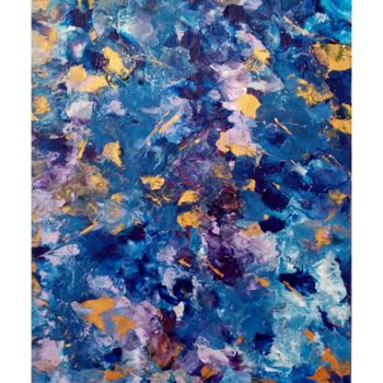 Malerei mit dem Titel "Abstract - Flowers…" von Lamia Eda Kula, Original-Kunstwerk, Acryl