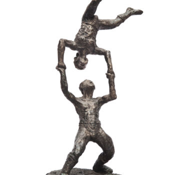 雕塑 标题为“Acrobates 2” 由Lamy Tcha, 原创艺术品, 树脂
