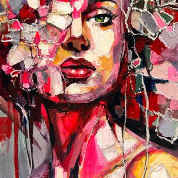 Картина под названием "Changing season" - Lana Frey, Подлинное произведение искусства, Акрил