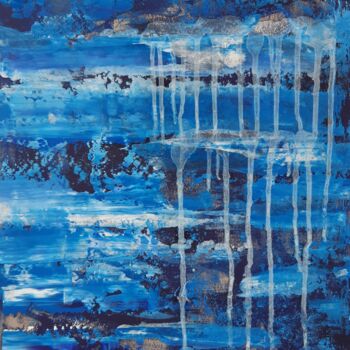 绘画 标题为“Blue abstraction6” 由Лана Почикян, 原创艺术品, 油