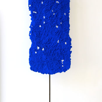 Sculpture intitulée "grand-passage-bleu-…" par Guillaume Lancelin, Œuvre d'art originale