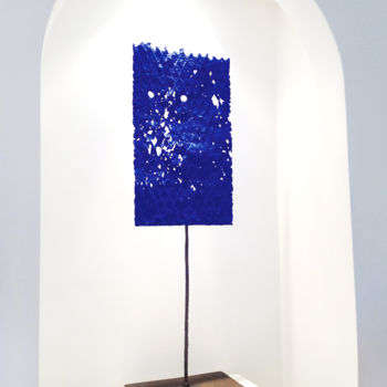 Sculpture intitulée "passage-bleu-arteli…" par Guillaume Lancelin, Œuvre d'art originale