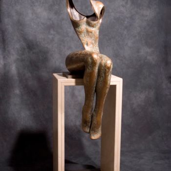 Skulptur mit dem Titel "Ma Dame de la bauma…" von Jean-Louis Landraud, Original-Kunstwerk