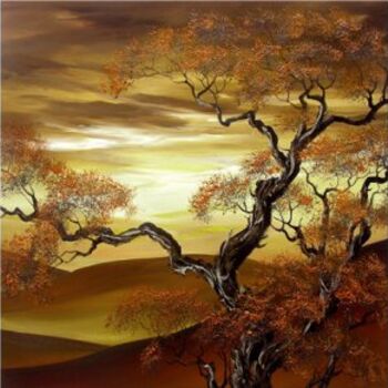 Painting titled "Fall Song" by Lang, Original Artwork, Oil