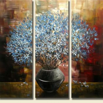 Painting titled "Mystic Scents" by Lang, Original Artwork, Oil