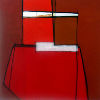 Painting titled "Magere Brug" by Langaro, Original Artwork, Acrylic Mounted on Wood Stretcher frame