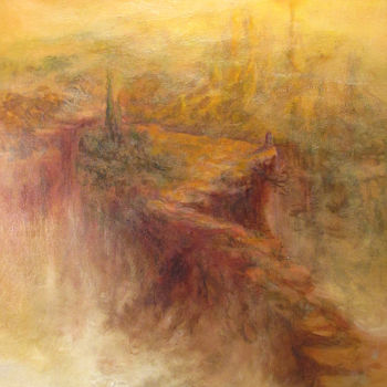 Painting titled "Sablons bouillants" by Langlet Fahrenheit, Original Artwork, Oil