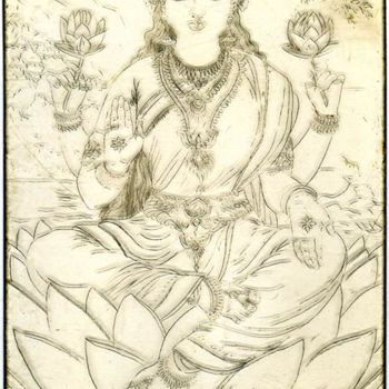 印花与版画 标题为“Shiva” 由Lanhor, 原创艺术品, 其他