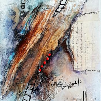 Ζωγραφική με τίτλο "le chemin" από Didier Lannoy, Αυθεντικά έργα τέχνης, Ακρυλικό