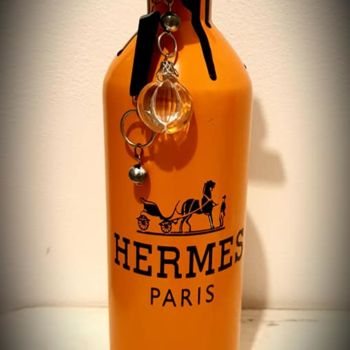 Sculpture intitulée "ring of fire HERMES" par Didier Lannoy, Œuvre d'art originale, Métaux