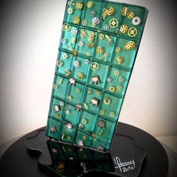 Sculpture titled "ROLEX "AFTER MOVEME…" by Didier Lannoy, Original Artwork, Resin