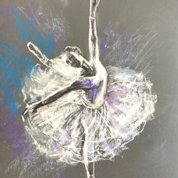 绘画 标题为“Pastel, ballerina,…” 由Светлана Лановенко, 原创艺术品, 粉彩