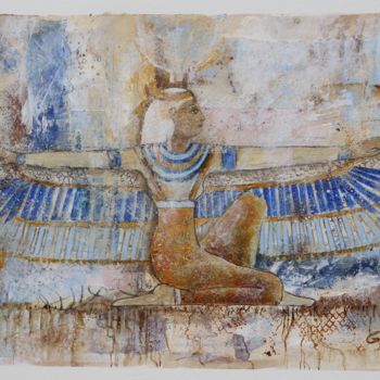 Pittura intitolato "Isis" da Sophie Lantelme, Opera d'arte originale, Acrilico