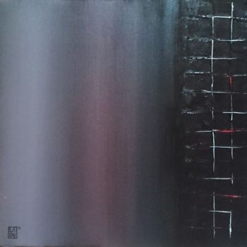 Malerei mit dem Titel "Avatar : L103" von Laou, Original-Kunstwerk, Acryl