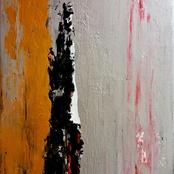 Painting titled "Gold vs silver : L3…" by Laou, Original Artwork, Acrylic