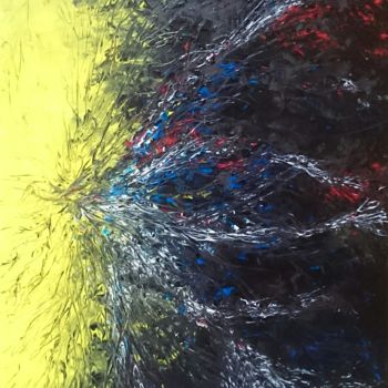 Peinture intitulée "Delta : L084" par Laou, Œuvre d'art originale, Acrylique