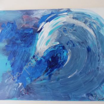 Pintura titulada "Sur la vague" por La Palette De Nana, Obra de arte original, Acrílico
