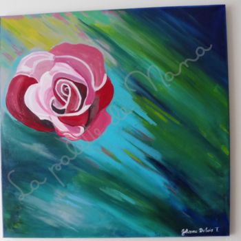 Painting titled "Vie en rose" by La Palette De Nana, Original Artwork, Acrylic