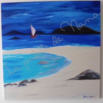 Painting titled "En solitaire" by La Palette De Nana, Original Artwork, Acrylic