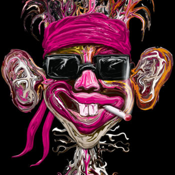 Digitale Kunst getiteld "Tommy" door Eric Lapierre, Origineel Kunstwerk, Digitaal Schilderwerk