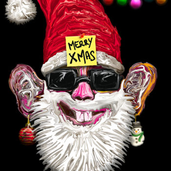 Digital Arts titled "Xmas by Tommy" by Eric Lapierre, Original Artwork, Digital Painting