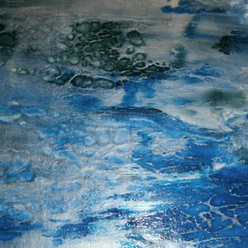 Pittura intitolato "Avant la tempête" da Eveline Ghironi (khava), Opera d'arte originale, Pittura di vetro colorato