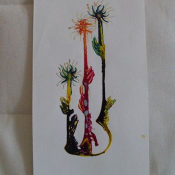 제목이 "fleurs éternelles"인 미술작품 Eveline Ghironi (khava)로, 원작, 기름