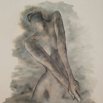 Peinture intitulée "Watercolor" par Lara Campos, Œuvre d'art originale, Aquarelle