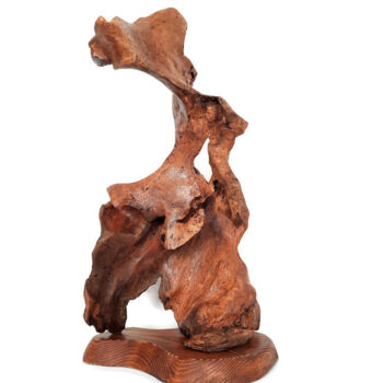 Sculptuur getiteld "Аdeloid. Wood sculp…" door Lara Shabelnik, Origineel Kunstwerk, Hout