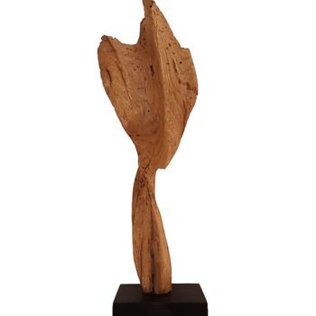 Sculpture titled ""Modigliani Style".…" by Lara Shabelnik, Original Artwork, Wood