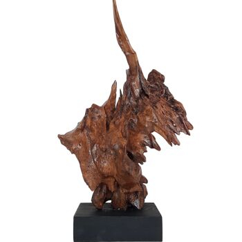 Sculpture titled "Tchaikovsky's Waltz" by Lara Shabelnik, Original Artwork, Wood