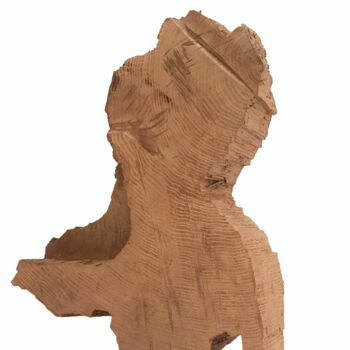 Скульптура под названием "Hardened content" - Lara Shabelnik, Подлинное произведение искусства, Дерево
