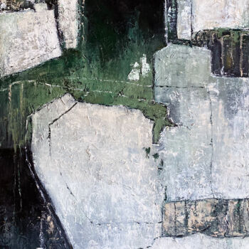Pittura intitolato "Abstract Geometry.…" da Larisa Chigirina, Opera d'arte originale, Olio Montato su Telaio per barella in…