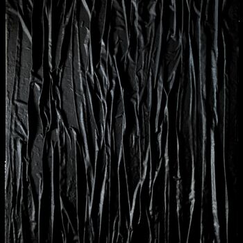 Painting titled "Black fabric painti…" by Larisa Chigirina, Original Artwork, Acrylic Mounted on Wood Stretcher frame