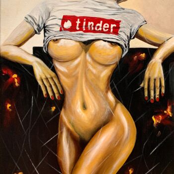 Tinder’s Icon - oil on canvas
