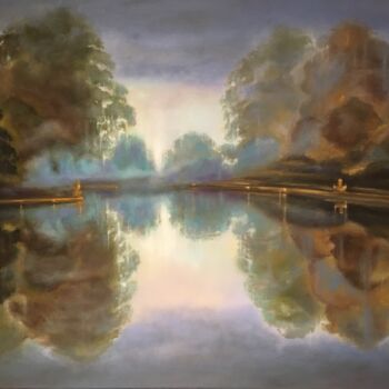 Картина под названием "Morning crystals of…" - Larisa Lavrova, Подлинное произведение искусства, Масло