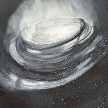 Painting titled "Galaxy" by Larisa Robins, Original Artwork, Acrylic Mounted on Wood Stretcher frame