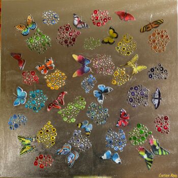 Scultura intitolato "Butterflies" da Larisa Ruy, Opera d'arte originale, Acrilico