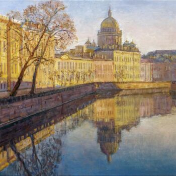 Peinture intitulée "Санкт-Петербург.Мой…" par Larisa Semakova, Œuvre d'art originale, Huile