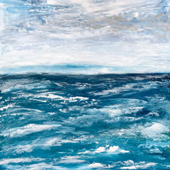 Schilderij getiteld "Sea view" door Larisa Siverina, Origineel Kunstwerk, Acryl
